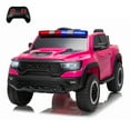 thumbnail image 1 of Eastvita 12V Licensed RAM Electric Pickup Truck for Kids, Dual Motor, Remote, LED, Music, Storage, 1 of 7