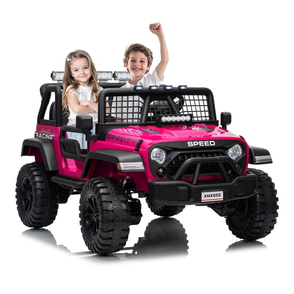 Eastvita 24V 2-Seater Ride-On Car, 4WD, Remote, Spring Suspension, LED, Music