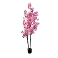 thumbnail image 1 of Eastvita 4.9ft/5.9ft Tall Artificial Cherry Blossom Tree,Decorative Faux Cherry Blossom Silk Tree In Pot,Home Indoor Corner Decor For Wedding Party Decor, 1 of 7
