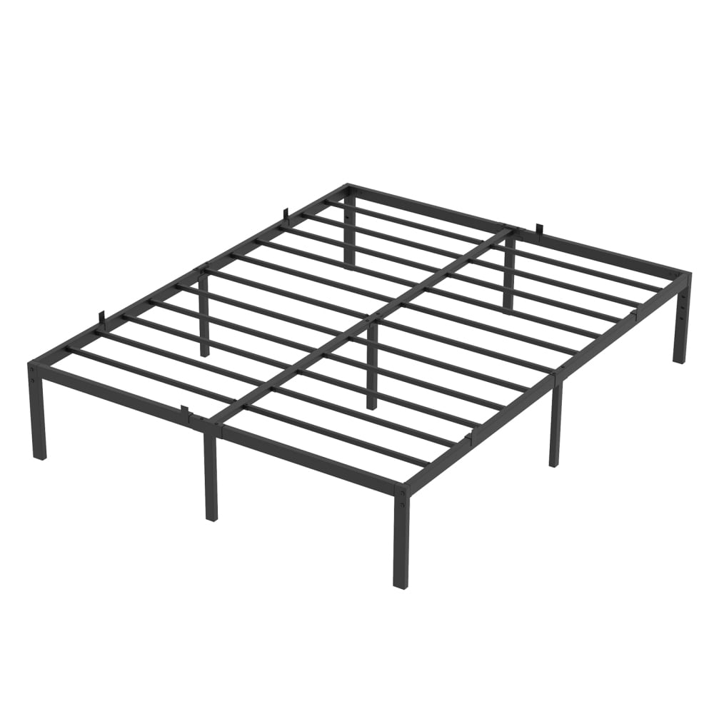 Eastvita Metal Platform Bed Frame, 14 Inch Bed Frame with Heavy Duty Slats Support, Strong Bearing Capacity, Under Bed Storage, No Box Spring Needed