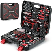 Eastvolt 218-Piece Household Tool Kit, Auto Repair Tool Set, Tool Kits for Homeowner, Plier, Screwdriver Set, Socket Kit and Toolbox Storage Case