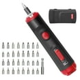 thumbnail image 1 of Eastvolt 4V Cordless Mini Electric Screwdriver, 1500mAh USB Rechargable Battery, 32 Pieces 1/4 in Hex Screwdriver Bits, 1 Piece Extension Holder and Storage Toolbox, 1 of 16