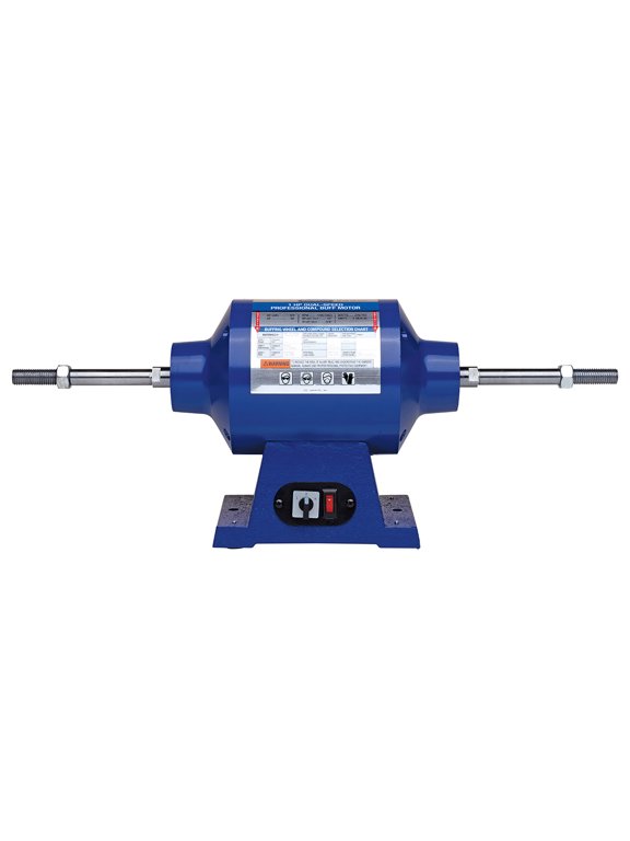 1 HP Buff Motor Dual Speed 1720/3400rpm Buffing and Polishing Metal