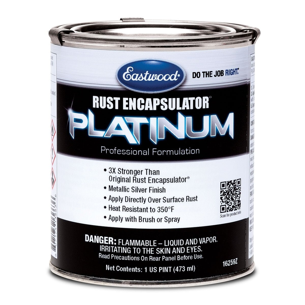 Eastwood 16259 Rust Encapsulator Platinum, Silver, Pint