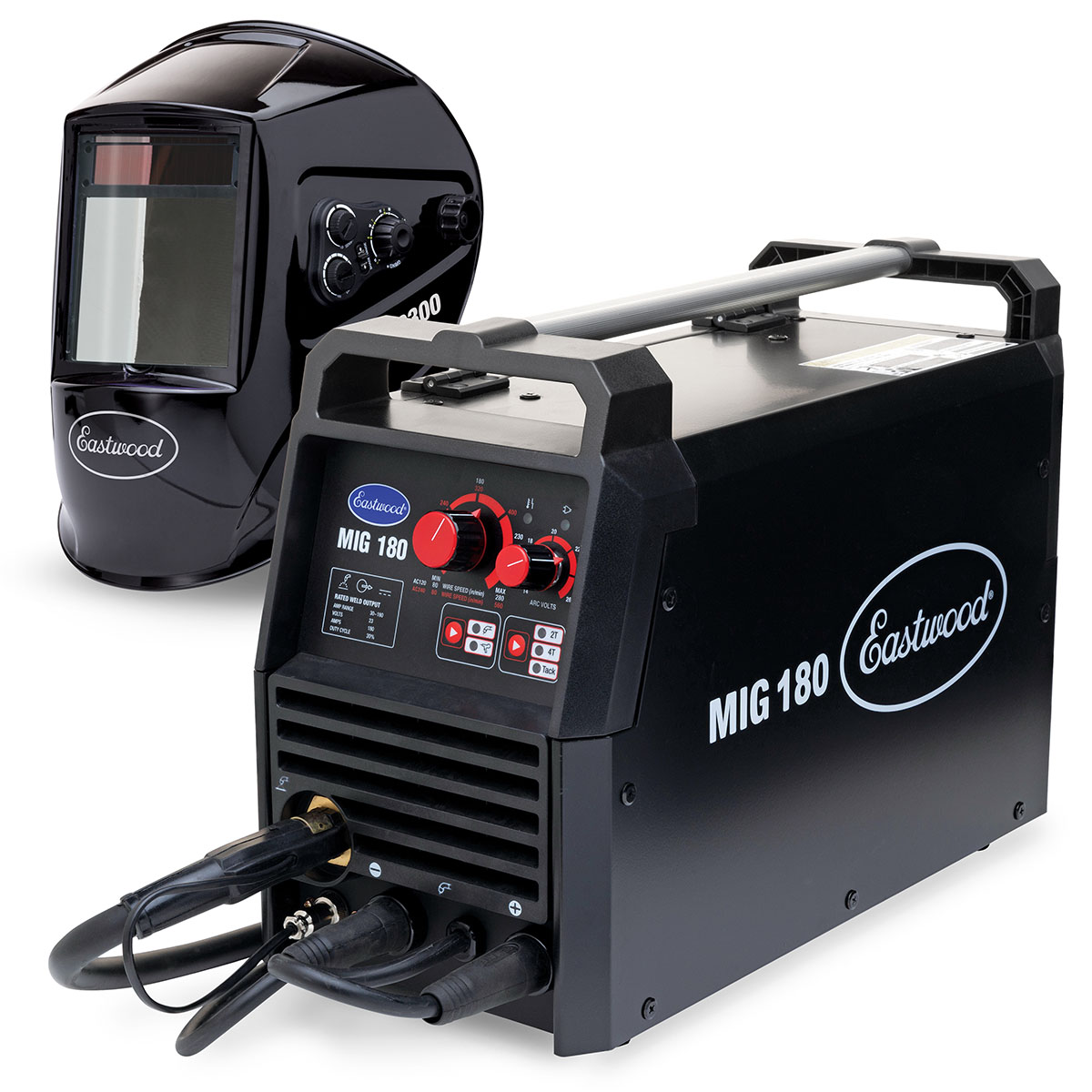 Eastwood 180 Amp MIG Welder Machine Dual Voltage 110V 220V For Steel 