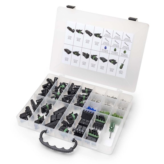 Eastwood 209 Piece Crimp-Right Weather-Tight Wiring Connector Tech Tray