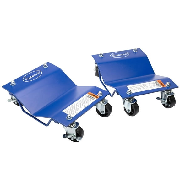 Eastwood 2500lb Capacity Each Steel Wheel Dolly 2 Piece Set