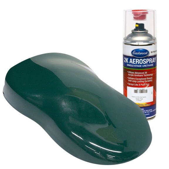 Eastwood 2k Aerospray Euro Racing Green Single Stage Urethane Automotive Spray Paint