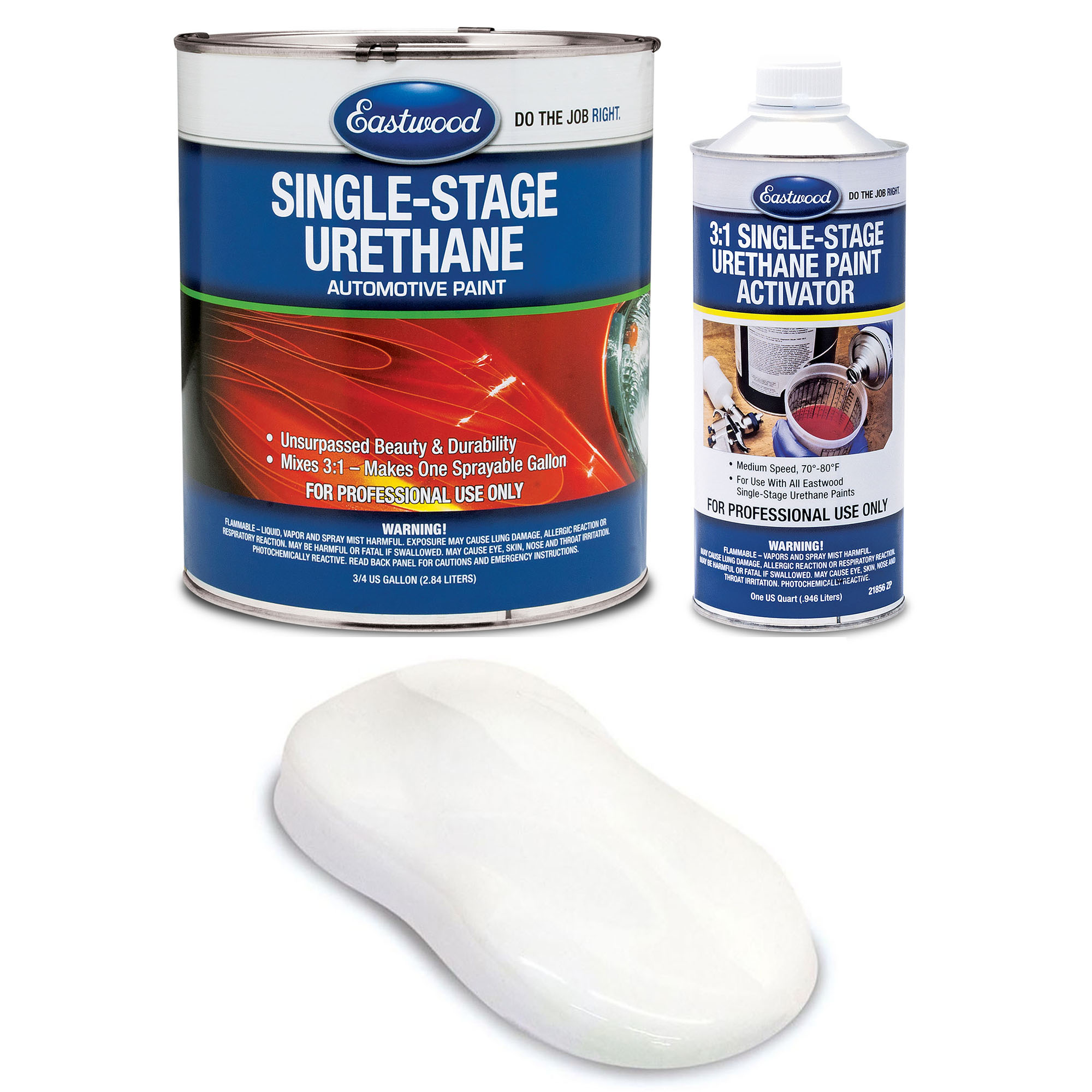 Touch Up King Nissan White Pearl QAB 2K Single Stage Paint – Factory Color Code QAB