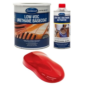 Eastwood 4:1 Rally Red 2K Basecoat and Activator Automotive Spray Paint Kit Makes 5 Sprayable Quarts