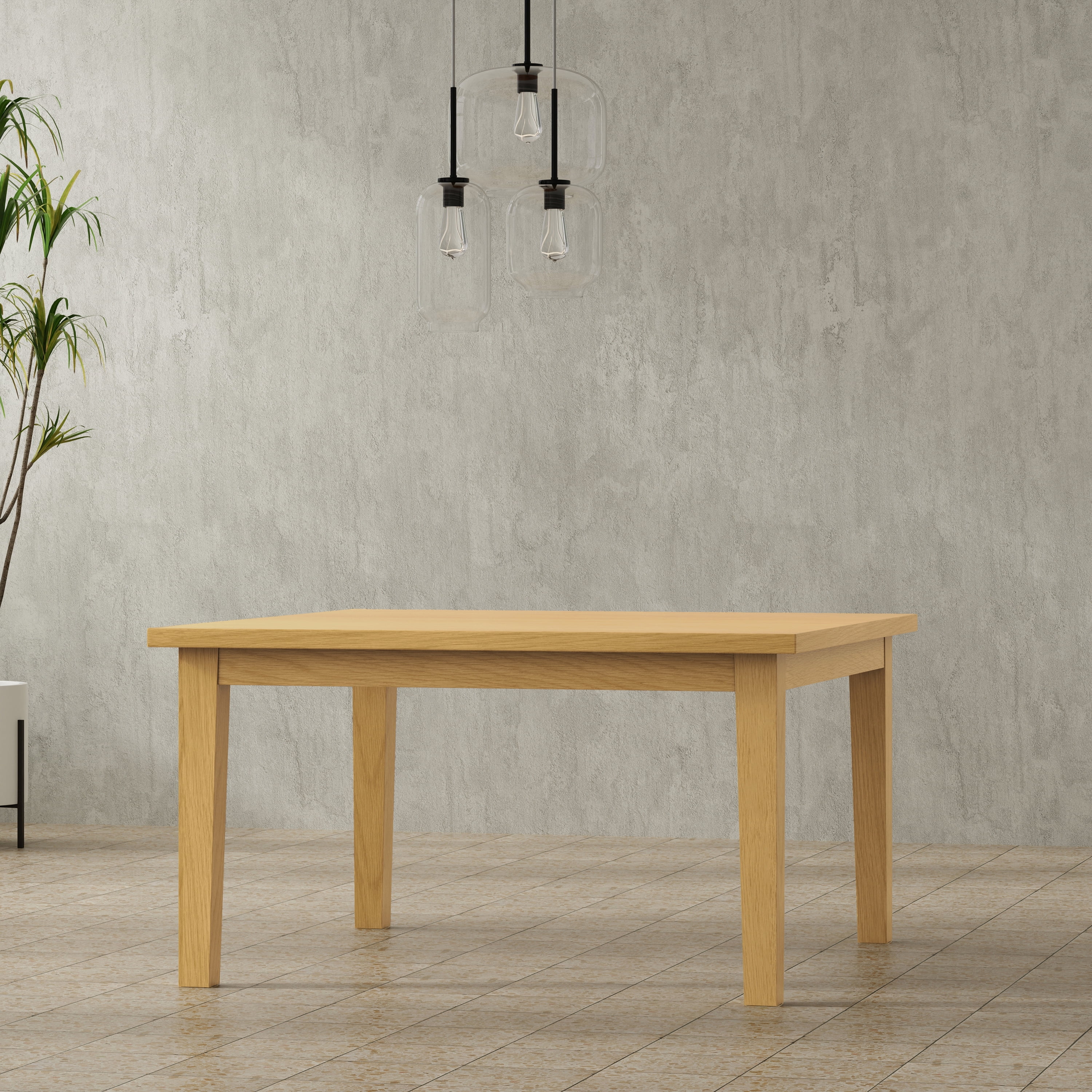 Eastwood 54'' Oak Square Dining Table with Solid Wood Legs