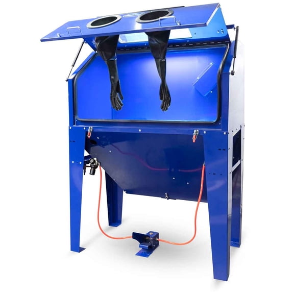 Eastwood B100 Large Abrasive Media Blasting Blast Cabinet with Dust Collector | Internal Dimensions: 45-3/4"W x 22-3/4"D x 22-3/4"H