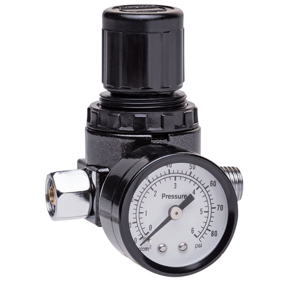 Eastwood Concours Pro Spray Paint Gun 0-80 PSI Air Pressure Regulator