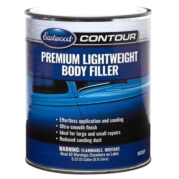 Eastwood Contour Premium Lightweight Automotive Body Filler, 0.9L, 1 Piece