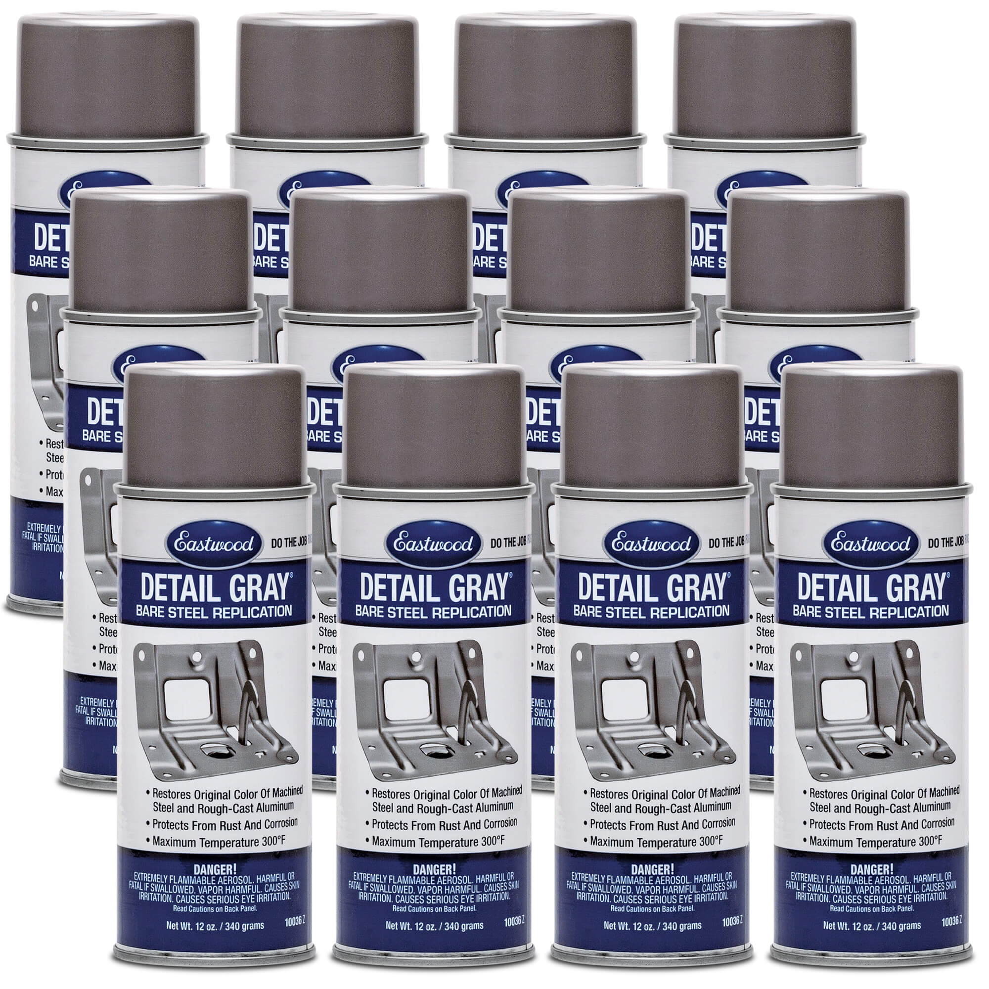Eastwood Detail Gray Cast Stamped Steel Color Spray Paint Aerosol 12 oz