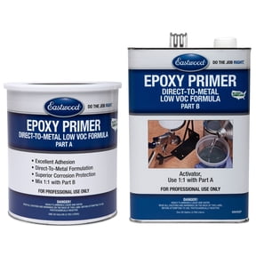 Eastwood Epoxy Primer Gray Autobody Paint and Activator - 2 Gallon Kit