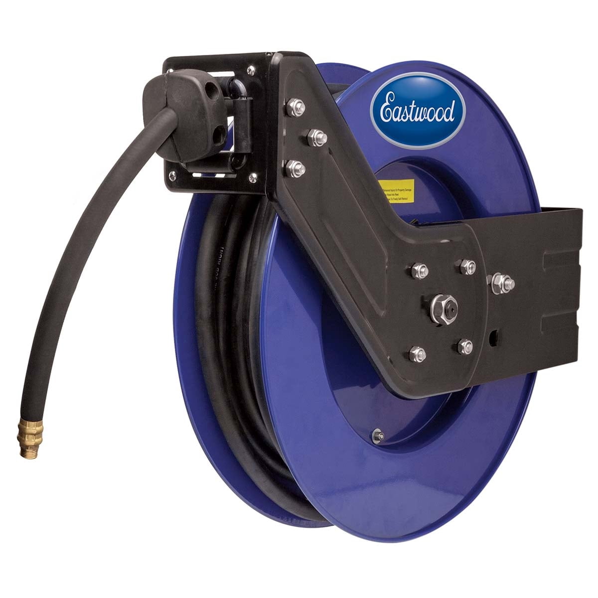 Eastwood Grade Steel Air Hose Reel with Retractable 50 Foot 3/8" Swivel 300PSI