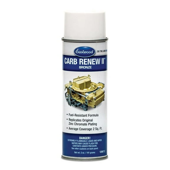 Eastwood High Fuel Heat Resistance Carburetor Renew Bronze Aerosol Spray Paint 5 Ounces