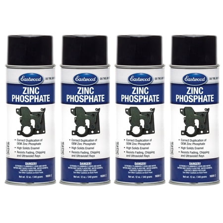 Eastwood High Temperature Resistant Zinc Phosphate Aerosol Spray 12 oz 4 Pack