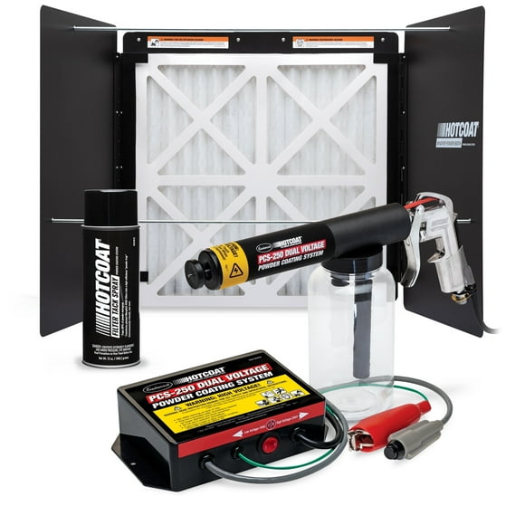 Eastwood PCS-250 Powder Coating Gun and Benchtop Booth Powdercoating Kit