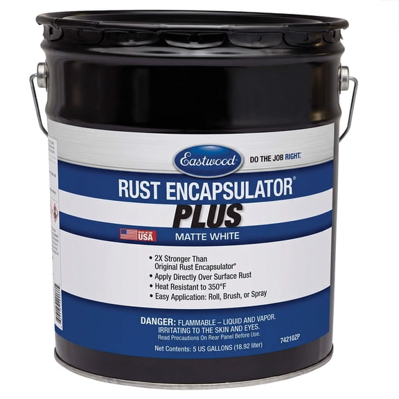Eastwood Matte White Rust Encapsulator Plus Paint 5 Gallon