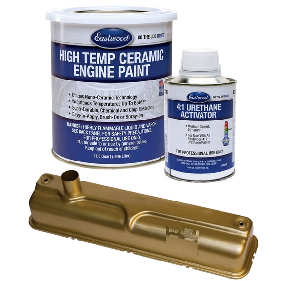 Eastwood Olds Gold High Temperature Ceramic Engine Paint and Activator