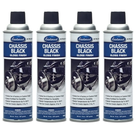 Eastwood Orginal Gloss Chassis Black Frame Spray Paint 14 Oz Aerosol 4 Pack