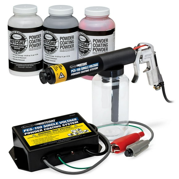 Eastwood PCS-150 Powder Coating System Includes Red, White and Gloss Black Powder