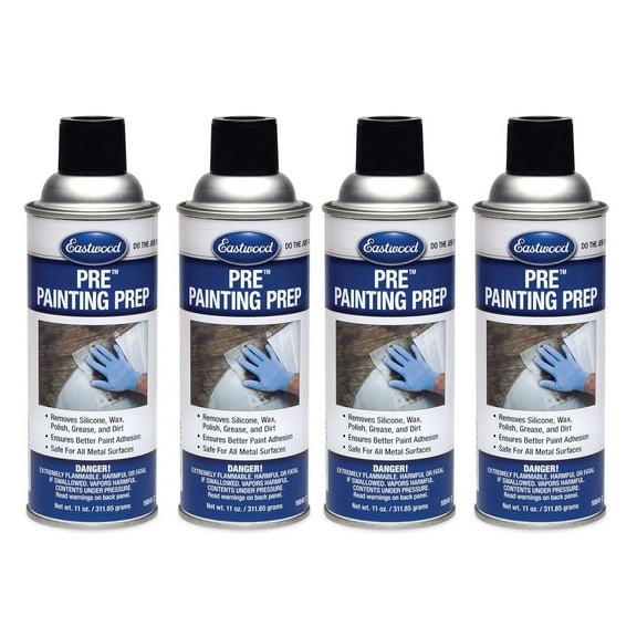 Eastwood Pre Painting Prep Cleaner Aerosol 11oz 4 Pack