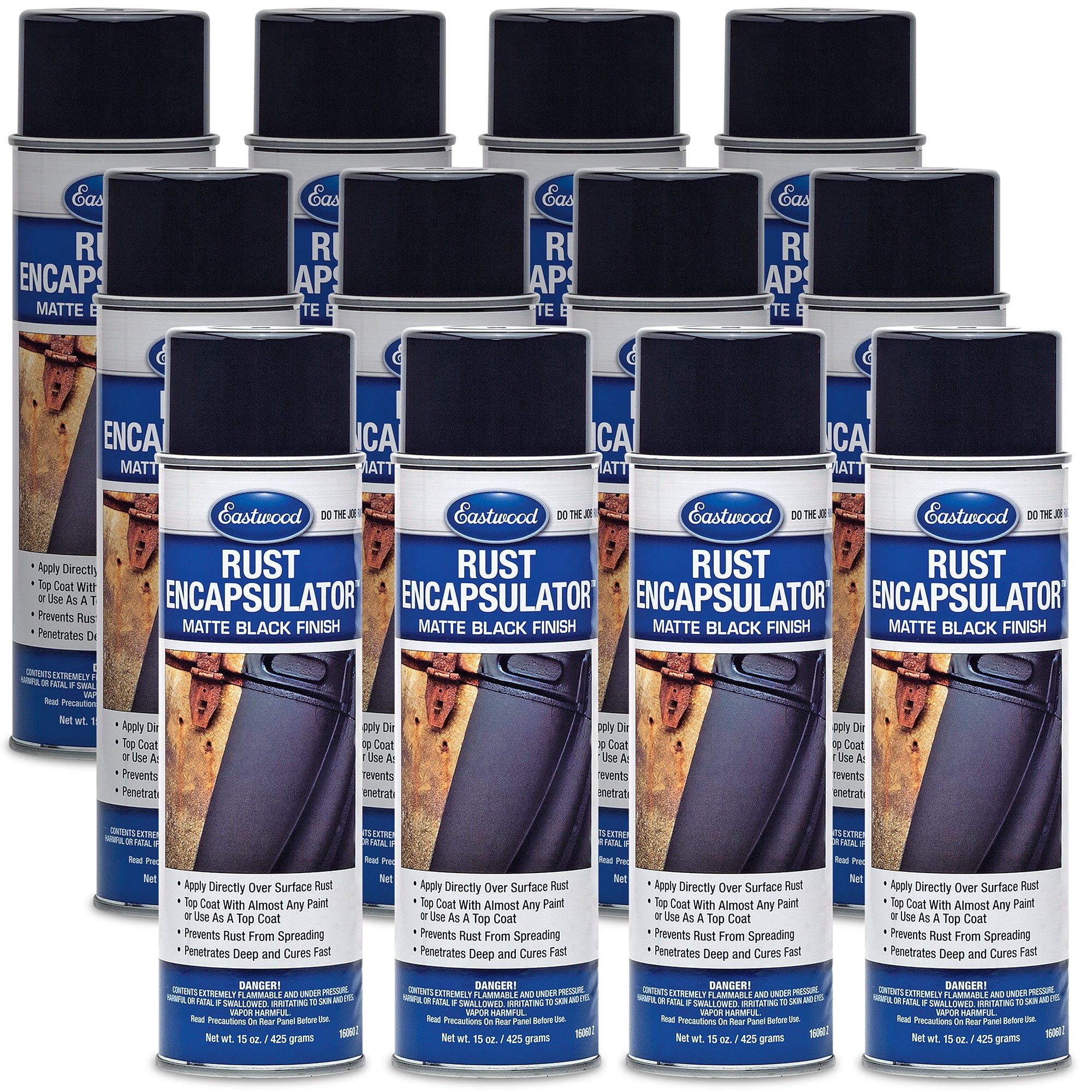Eastwood Rust Encapsulator Matte Black Aerosol 12 Pack - Walmart.com