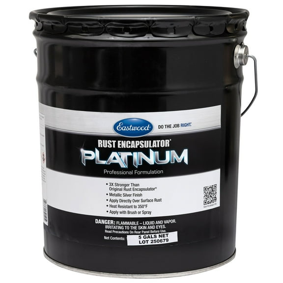 Eastwood Rust Encapsulator Platinum 5 Gallon Matte Silver Paint