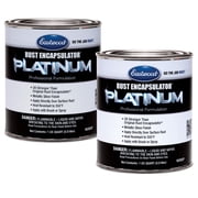 Eastwood Rust Encapsulator Platinum Premium Rust Preventive Coating | Easy Apply High-Tech Formula Automotive Paint to Stop Rust | Silver Quarts | 2 Pack