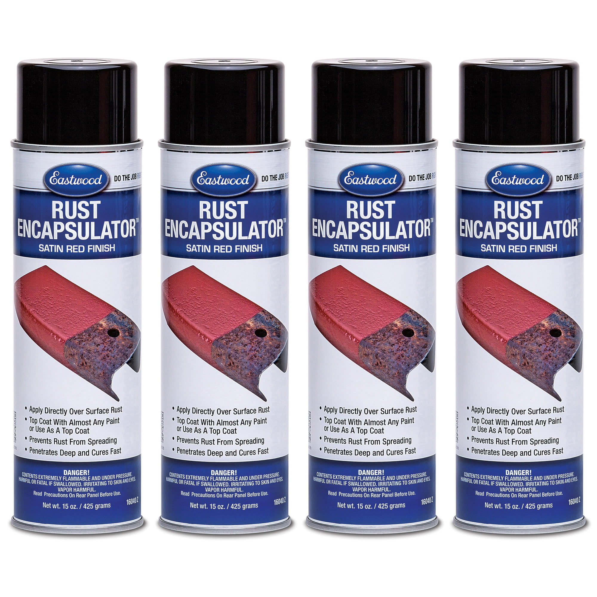 Eastwood Satin Red Rust Encapsulator 15 oz Aerosol Prevents Rust ...