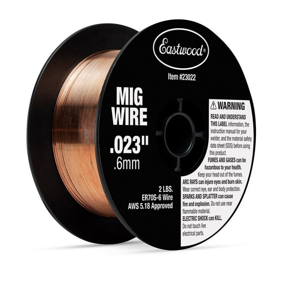 Eastwood Solid MIG Welding Wire 0.023 Inch - 2lb - 4 Inch Spool