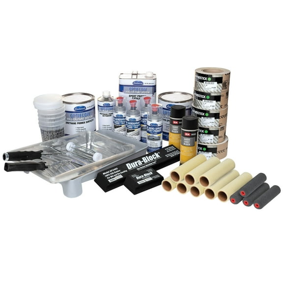 Eastwood Ultimate OptiFlow Epoxy and Urethane Automotive Primer Roll-On Paint Kit Gray 98005ZP