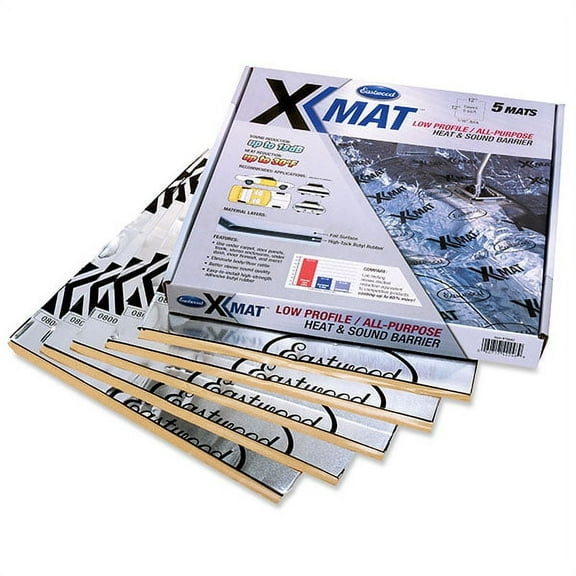 Eastwood X-Mat 5 Piece 12x12 inch Noise And Heat Deading Resistant Reducer