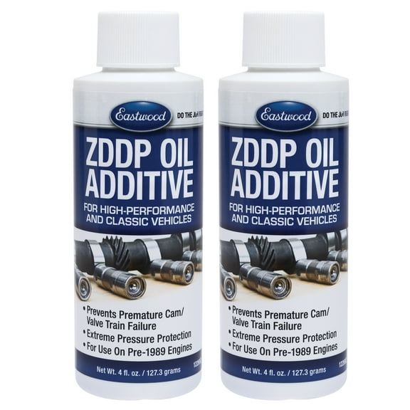 Eastwood ZDDP Oil Additive Premature NonRoller Lifter Deterioration 4 oz 2 Pack