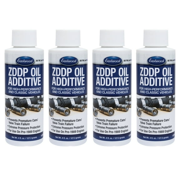Eastwood ZDDP Oil Additive Premature NonRoller Lifter Deterioration 4 oz 4 Pack