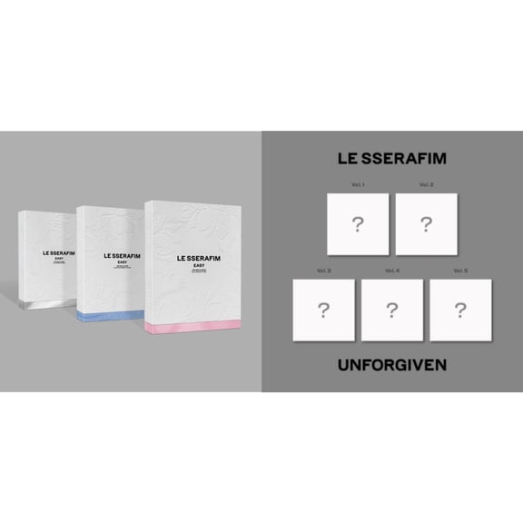 Easy: 3Rd Mini Album (Balmy Flex) & Unforgiven (1St Studio Album) (Compact Version) [CD Bundle]
