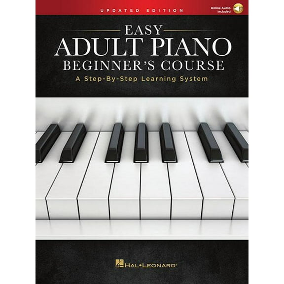 Easy Adult Piano Beginner's Course Book/Online Audio (Paperback)