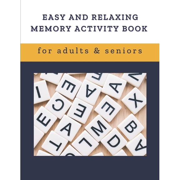Easy and Relaxing memory activity book for adults & seniors: Extra large print word search puzzle book for grandma g, (Paperback)