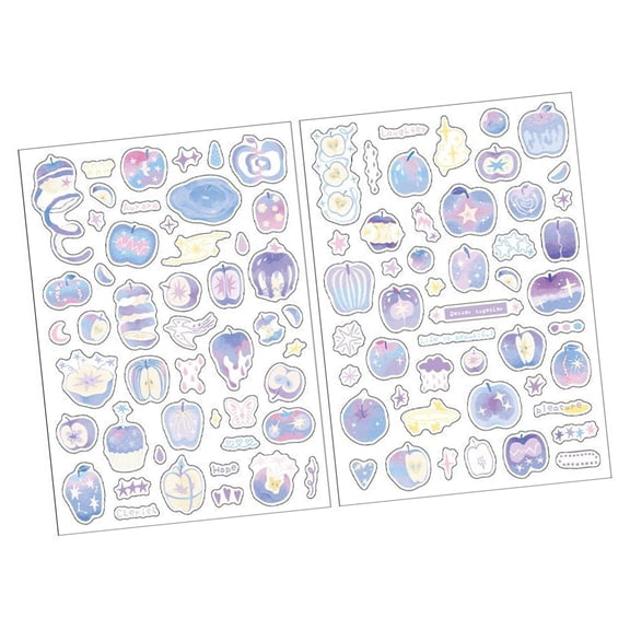 Easy Apply Colorful Fruit Scrapbooking Sticker for Handmade Journals Kids craft and Creative Artwork Collection