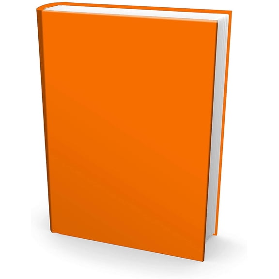 Easy Apply, Reusable Book Covers 1 Pk. Stretchable to Fit Most Hardcover Books (Plain Designs)
