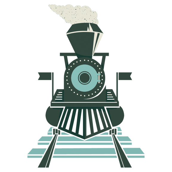 Easy To Apply Vinyl Art Old Looking Train 20" x 27" Multicolored Decoration Steam Locomotive Smoke Design Removable Home Kids Bedroom Playroom Wall Decal Sticker