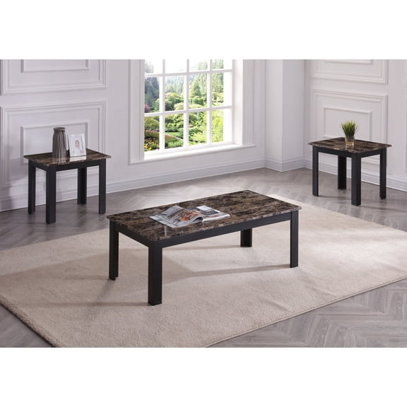 Easy - Assembled 3pc Table Group / For Home Decor / With Sleek Appearance