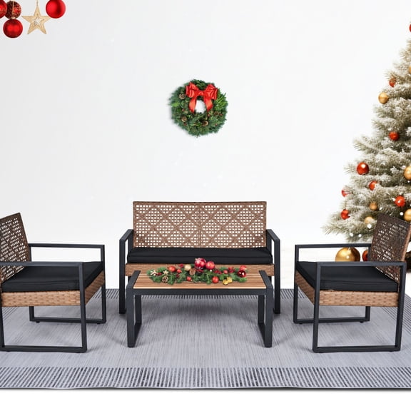 Easy - Assembly 4 - Piece Outdoor Set | In Backyard and Garden | Save Time and Effort
