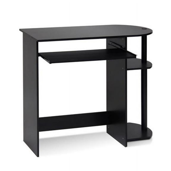 Easy Assembly Computer Desk, Espresso - 28.75 x 31.5 x 15.75 in.