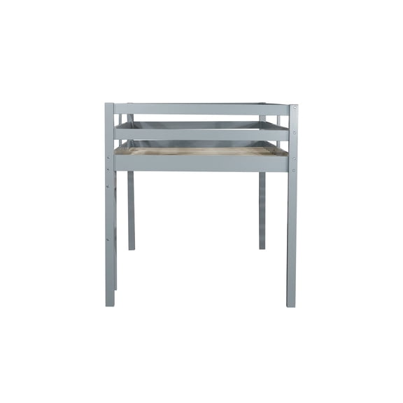 Easy Assembly & Contemporary Style - Rubber Wood Twin Loft Bed for Any Interior