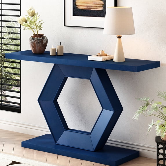 Easy - Assembly Entry Table, Fir Veneer Look - Suitable for Residential Use