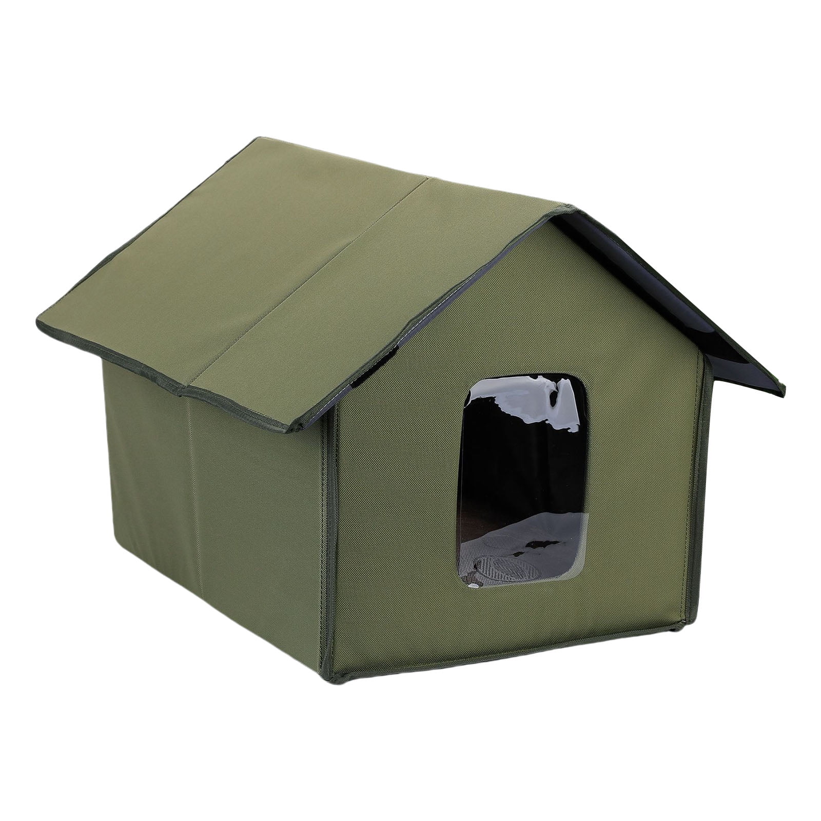 Easy Assembly Insulated Cats House for Outdoor Use in Winter Waterproof Shelter Warm House for Outdoor Strays